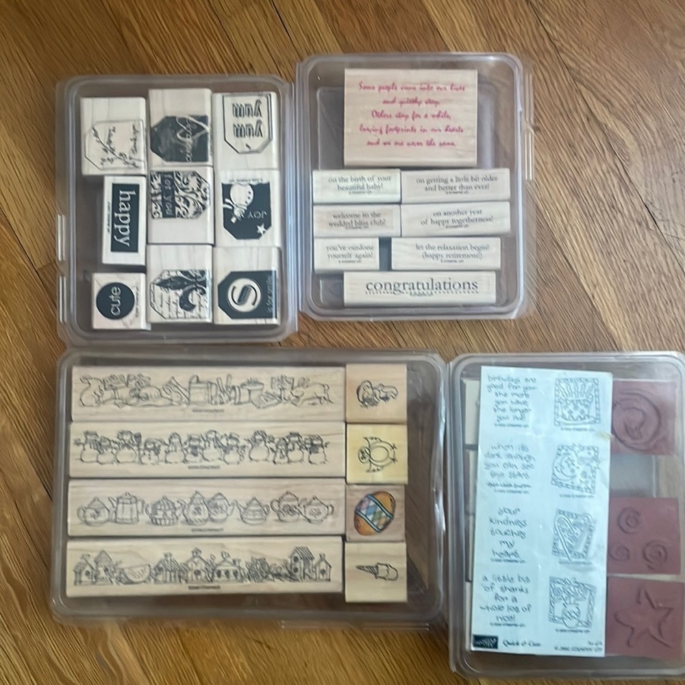 Stampin Up Lot! Rubber Stamp Collection